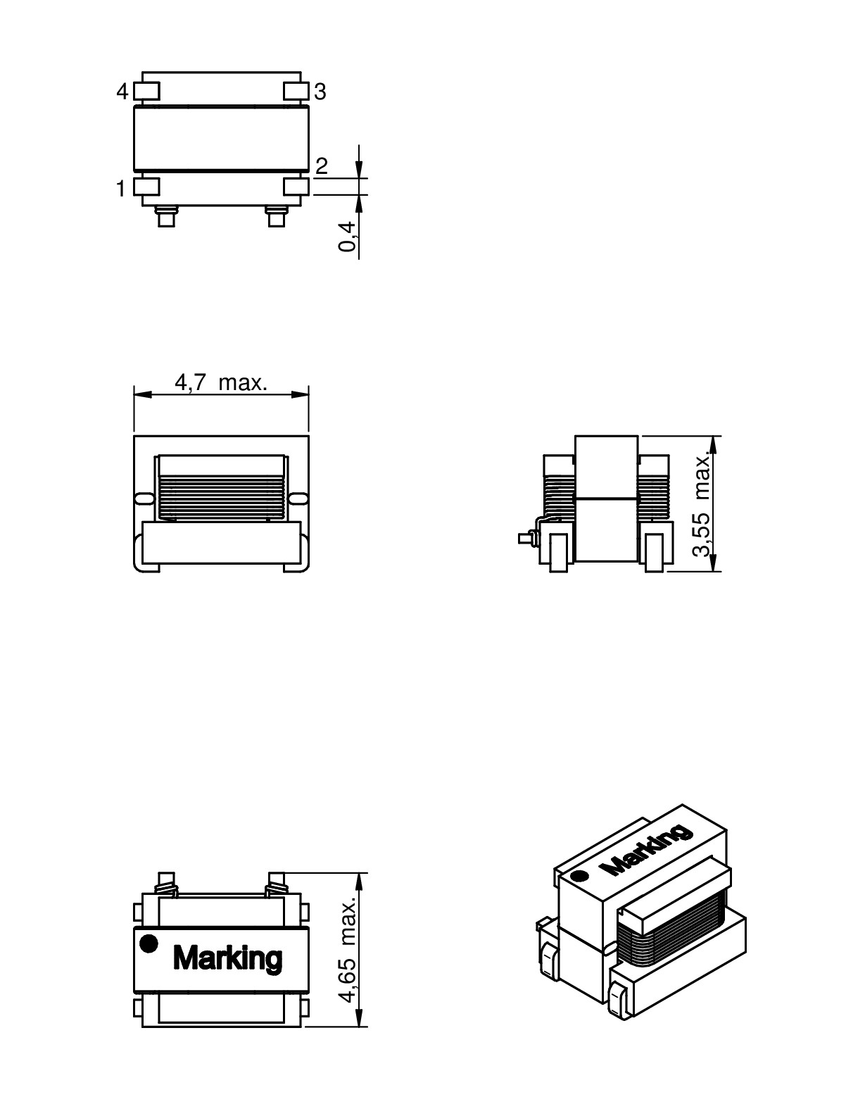 WECST Current Sense Transformer Passive Components Würth